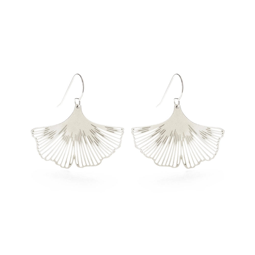 Ginkgo Leaf Earrings | Artisans.