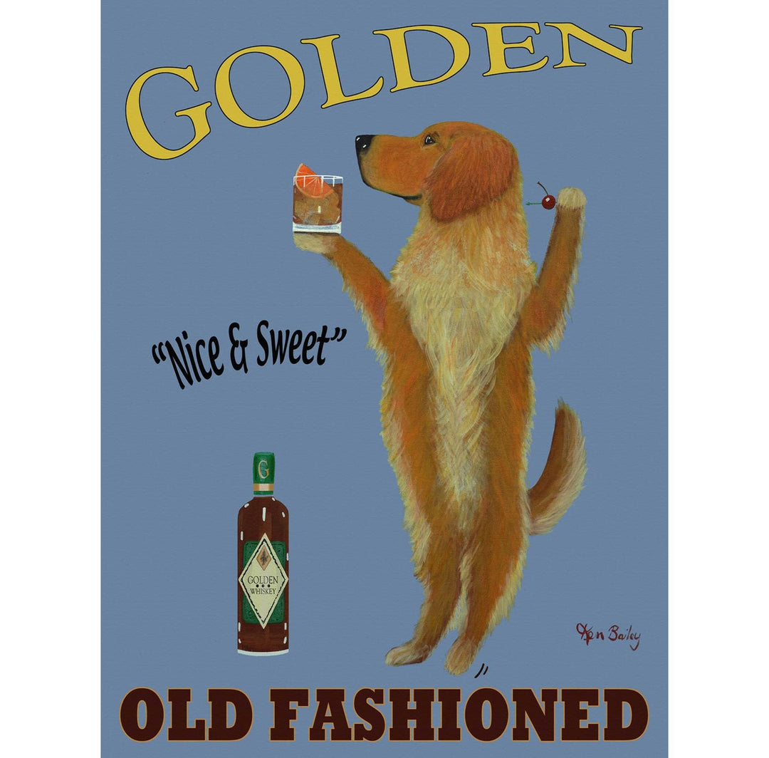 Golden Old Fashioned Limited Edition Print | Artisans.