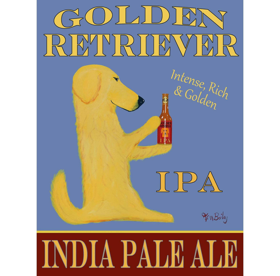 Golden Retriever India Pale Ale Limited Edition Print | Artisans.