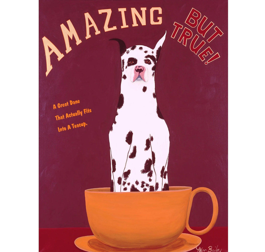 Great Dane Amazing But True Limited Edition Print | Artisans.