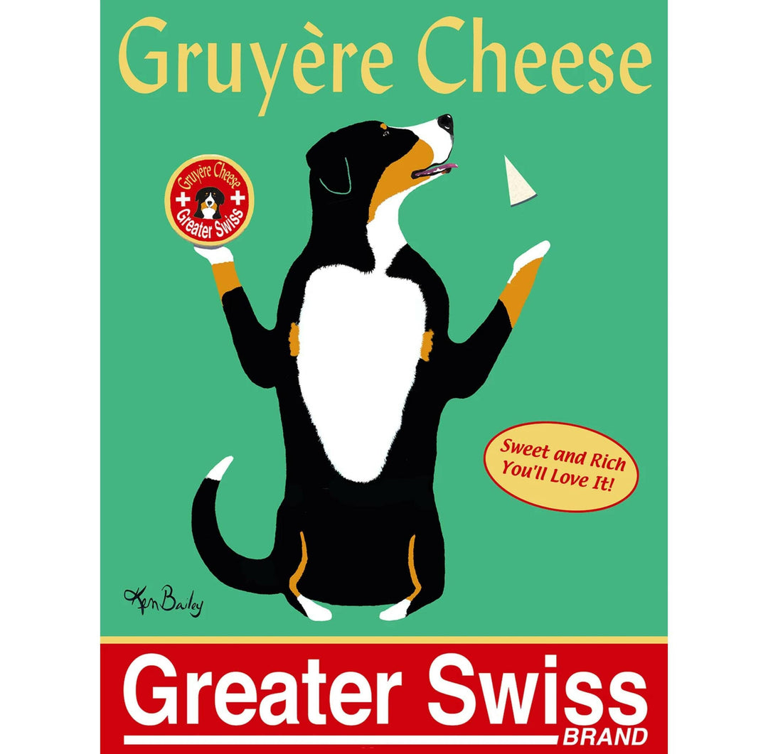 Greater Swiss Gruyere Cheese Limited Edition Print | Artisans.