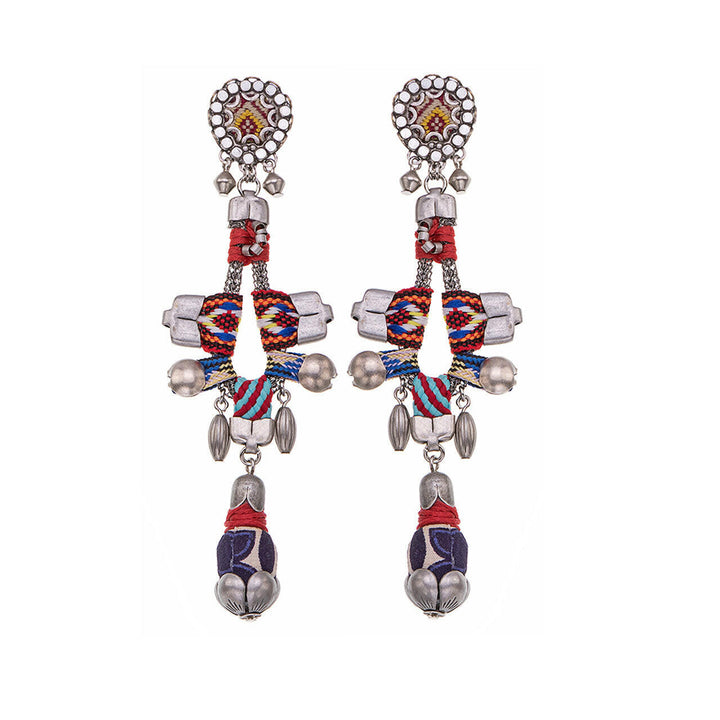Ayala Bar Indian Guirlande Earrings | Artisans.