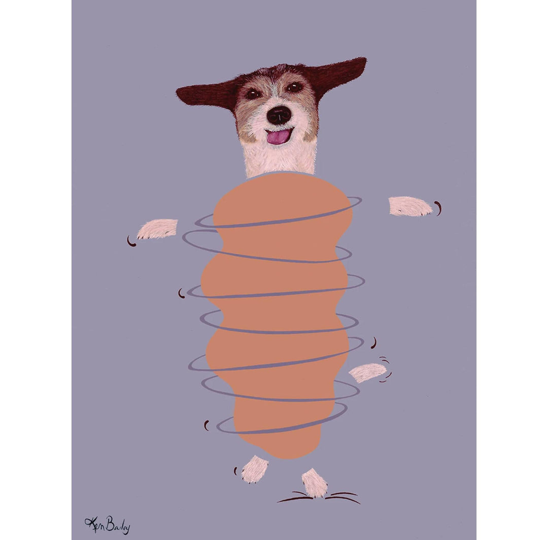 Jack Russel "Want To Go For A Walk" Whimsical Limited Edition Print | Artisans.