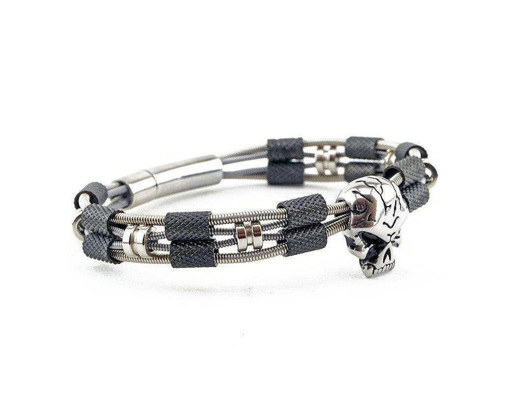 Joseph Recycled Bass Guitar String Bracelet | Artisans.
