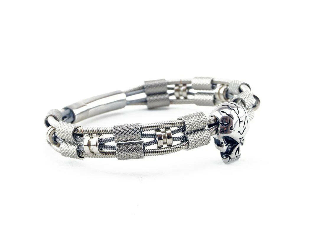 Joseph Recycled Bass Guitar String Bracelet | Artisans.