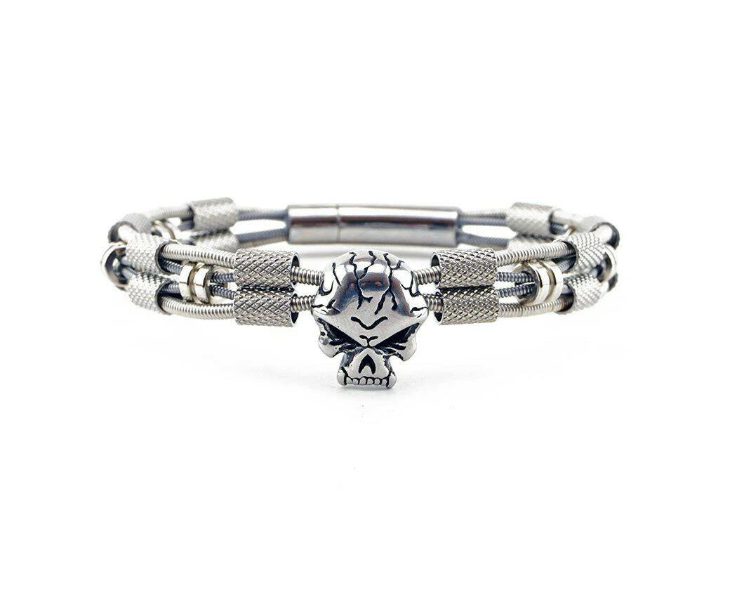 Joseph Recycled Bass Guitar String Bracelet | Artisans.