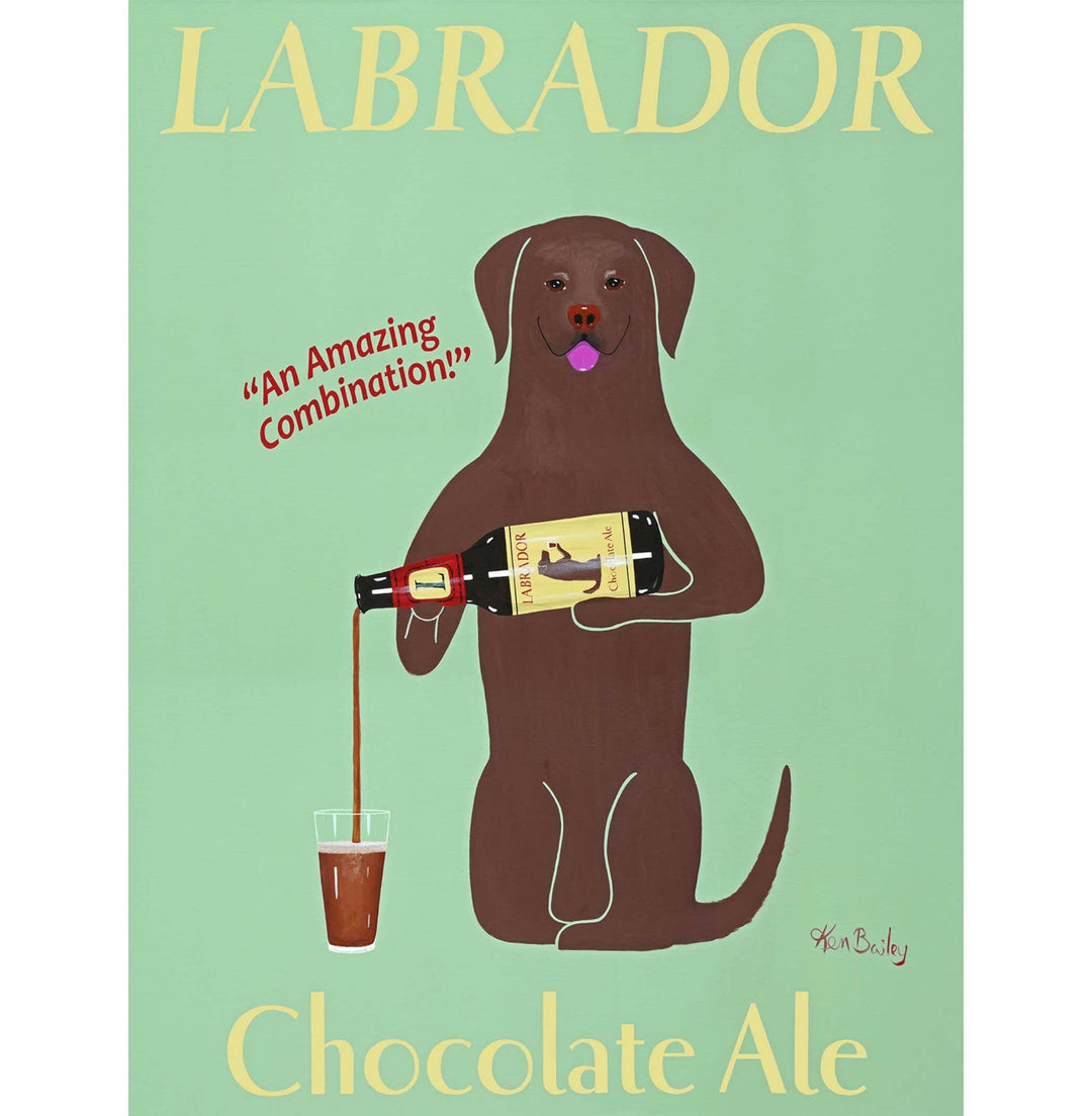 Labrador Chocolate Ale Limited Edition Print | Artisans.