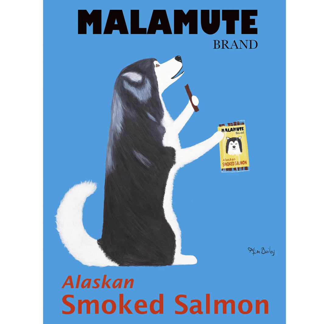 Malamute Alaskan Smoked Salmon Limited Edition Print | Artisans.