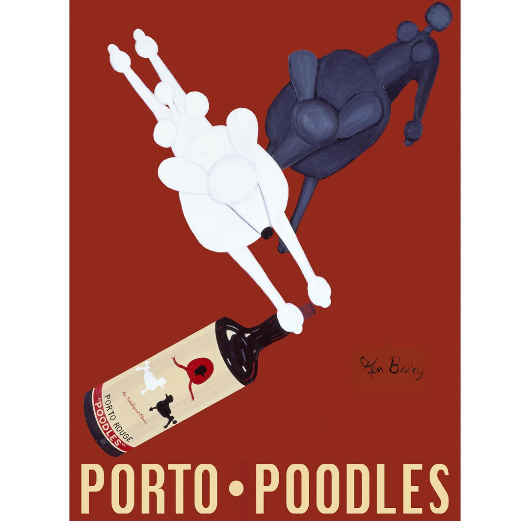 Poodles Porto Limited Edition Print | Artisans.