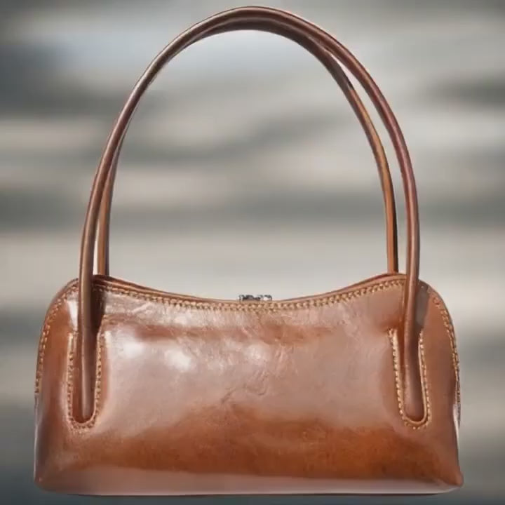 Jane Leather Shoulder Bag — Assorted Colors