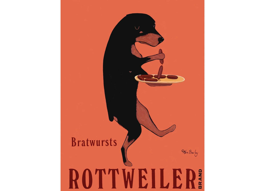 Rottweiler Brand Bratwursts Limited Edition Print | Artisans.
