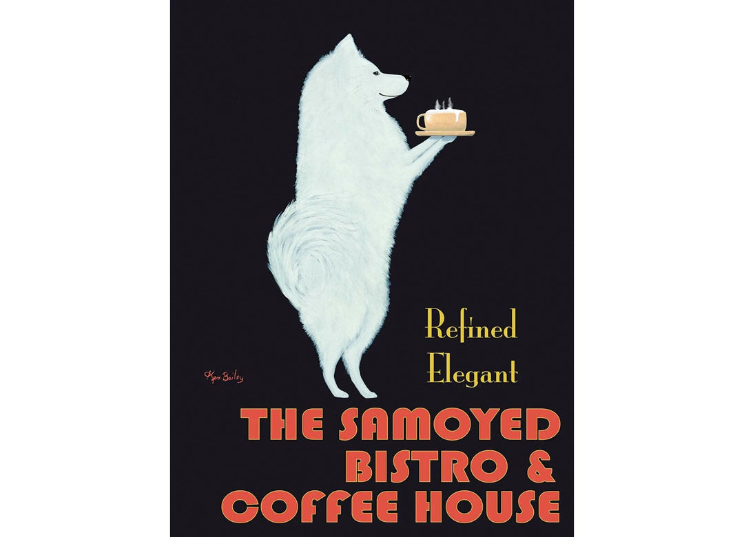 Samoyed Bistro & Coffee House Limited Edition Print | Artisans.