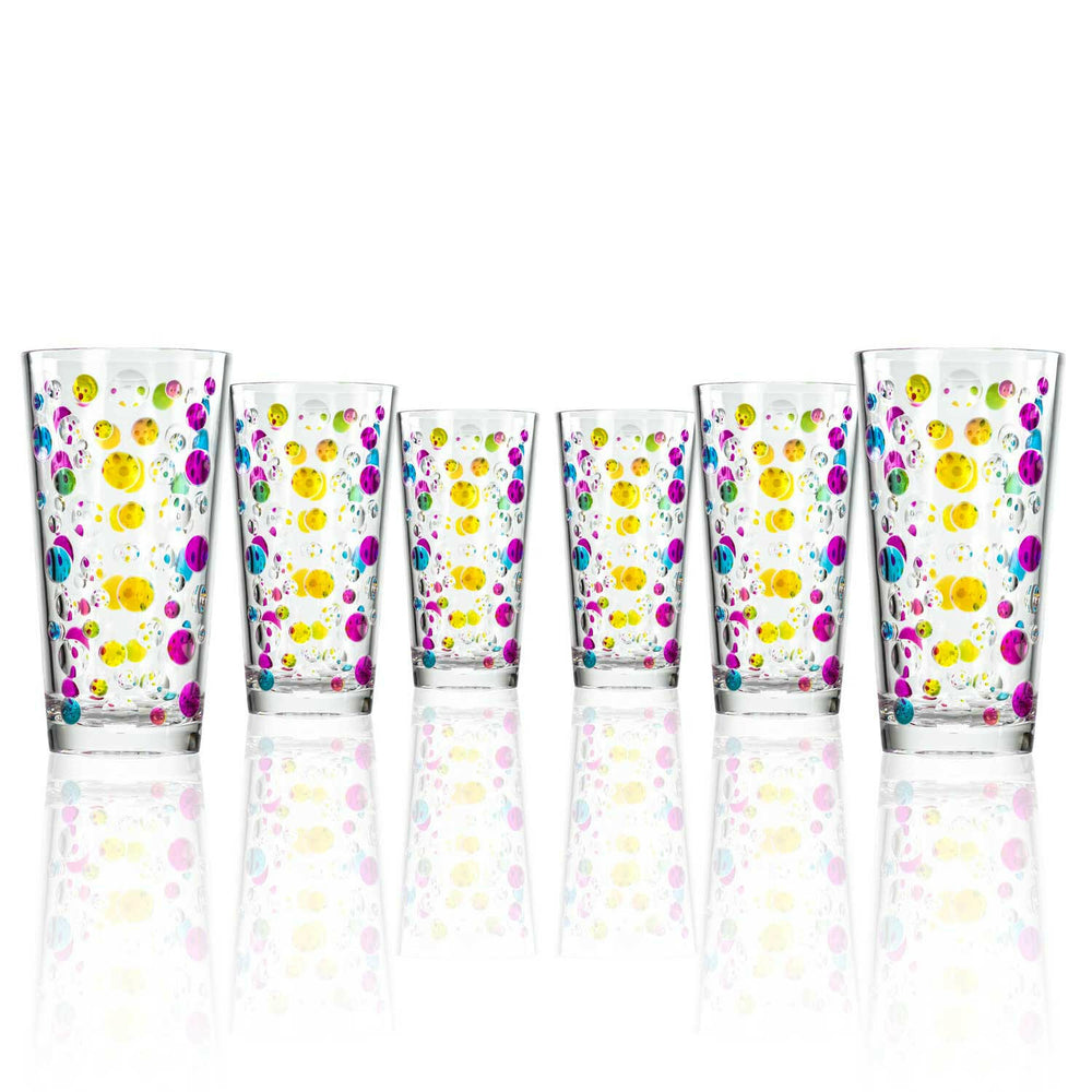 Satin Pearl 20 oz. Rainbow Acrylic Tall Tumbler | Artisans.