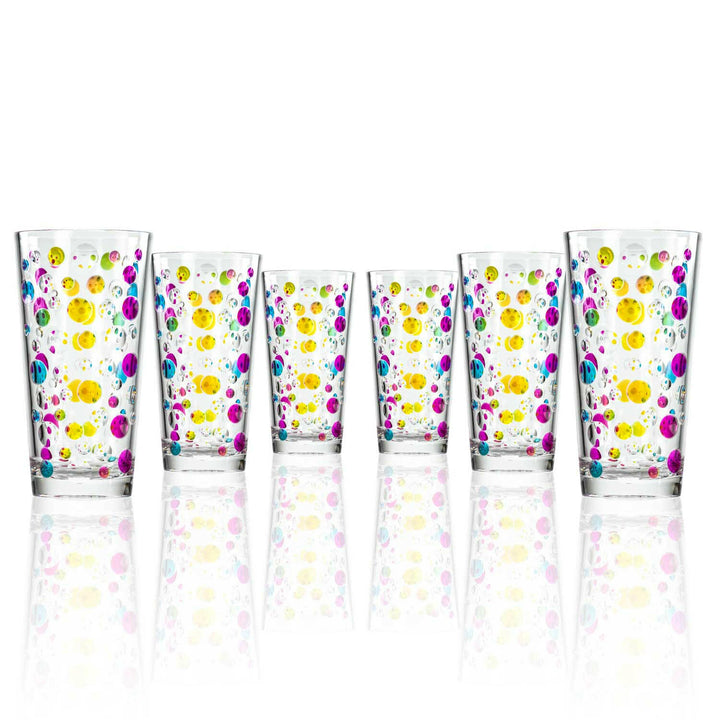 Satin Pearl 20 oz. Rainbow Acrylic Tall Tumbler | Artisans.