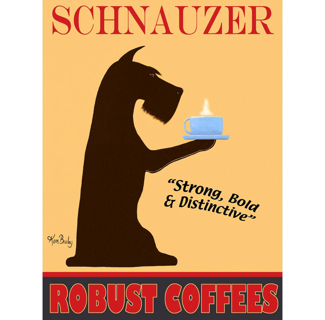 Schnauzer Robust Coffees Limited Edition Print | Artisans.