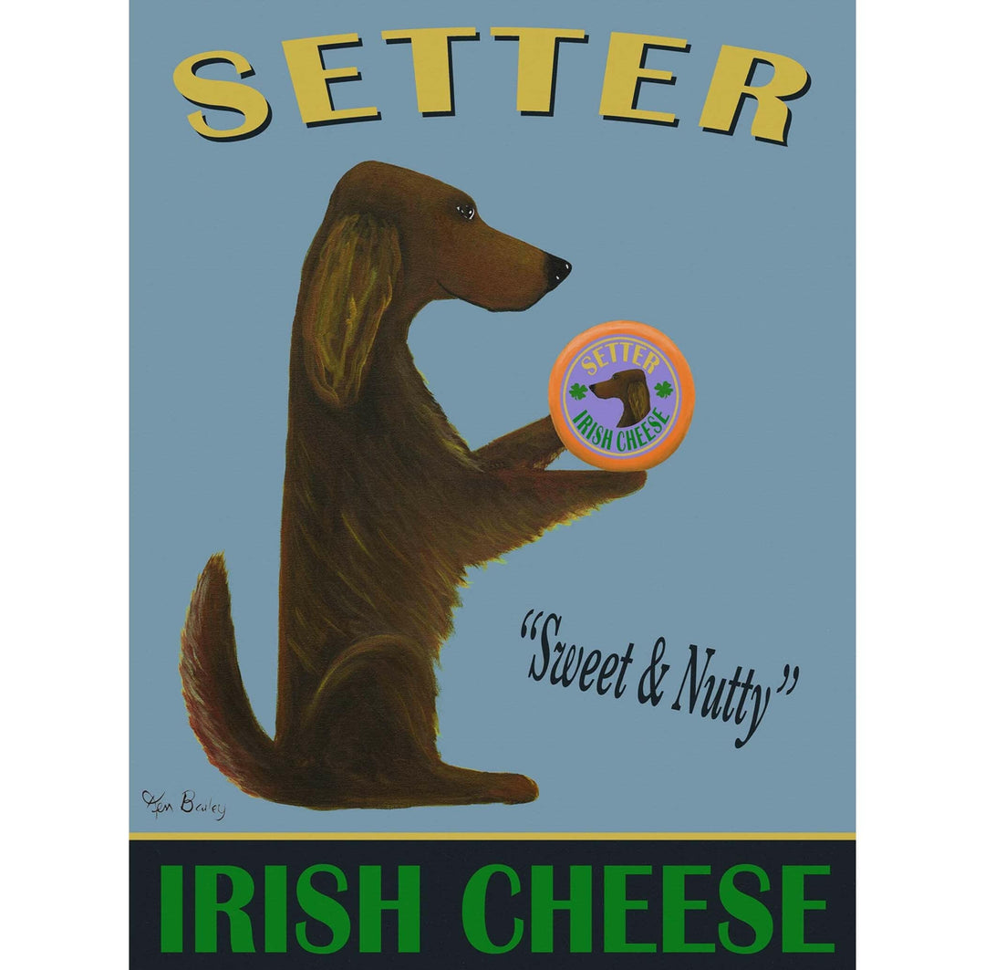 Setter Irish Cheese Limited Edition Print | Artisans.