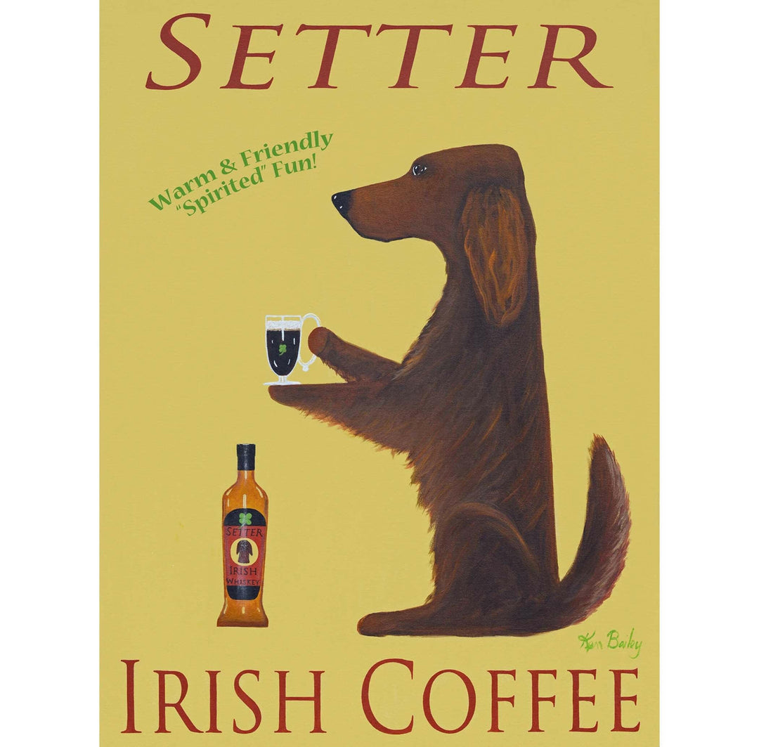 Setter Irish Coffee Limited Edition Print | Artisans.