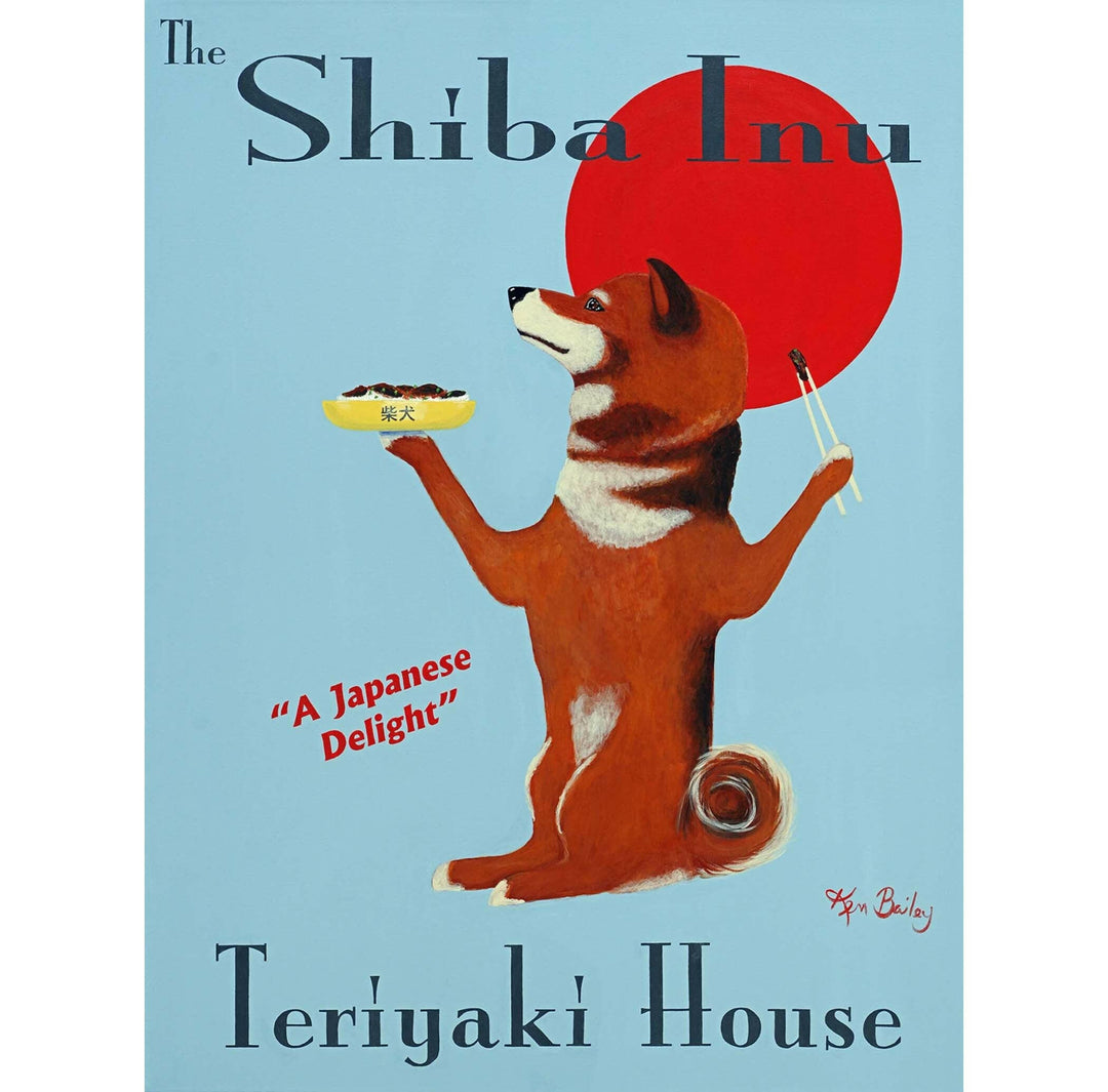 Shiba Inu Teriyaki House Limited Edition Print | Artisans.