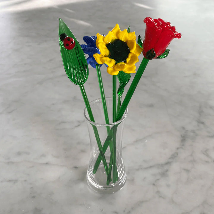 Glass Flower Bouquet