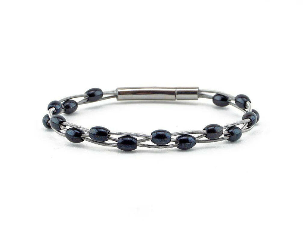 Susie Recycled Guitar String Bracelet | Artisans.
