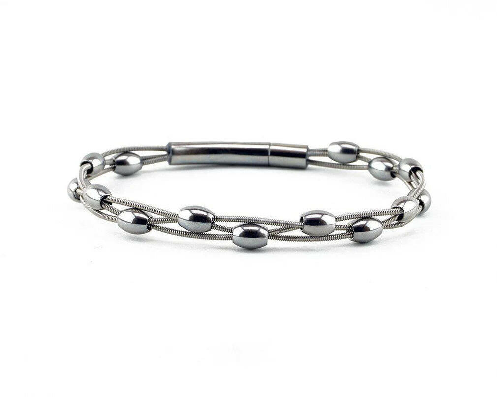 Susie Recycled Guitar String Bracelet | Artisans.
