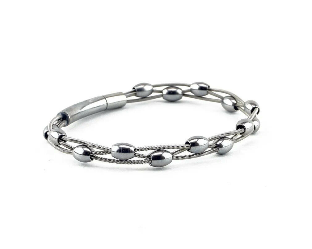 Susie Recycled Guitar String Bracelet | Artisans.