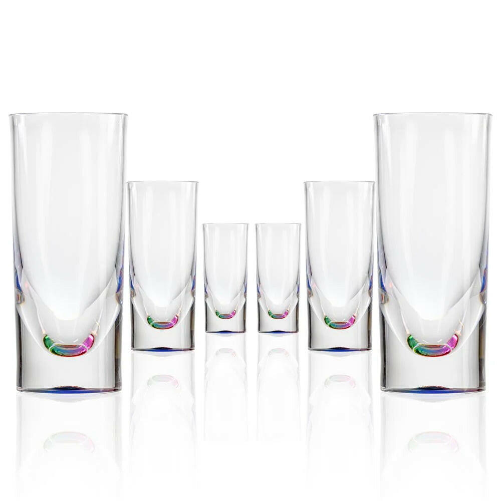 Teardrop 14 oz. Rainbow Acrylic Tall Tumbler | Artisans.