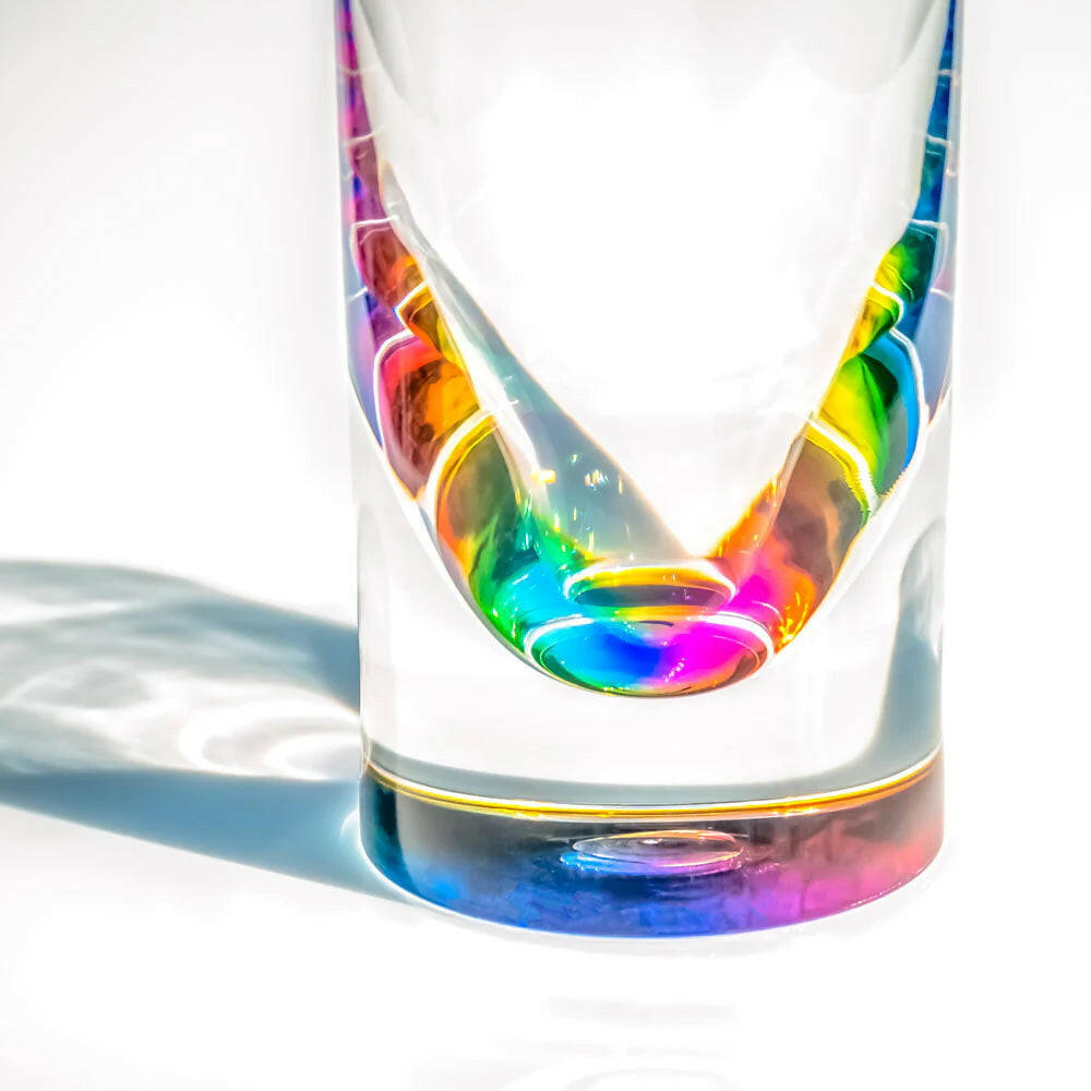 Teardrop 14 oz. Rainbow Acrylic Tall Tumbler | Artisans.