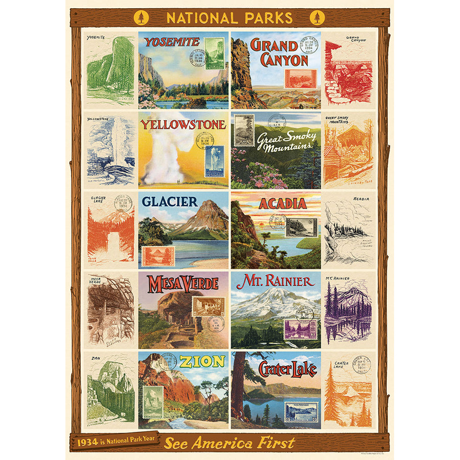 Cavallini Vintage Poster &amp; Frame Kit Collection